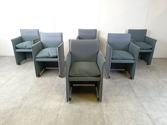 Image 1 of 6x Cassina 401 Break chairs by  Mario Bellini