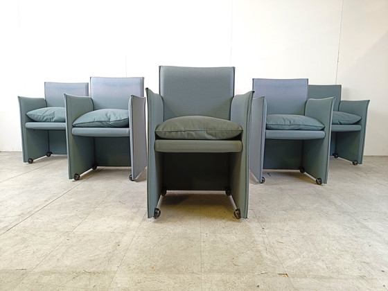 Image 1 of 6x Cassina 401 Break chairs by  Mario Bellini