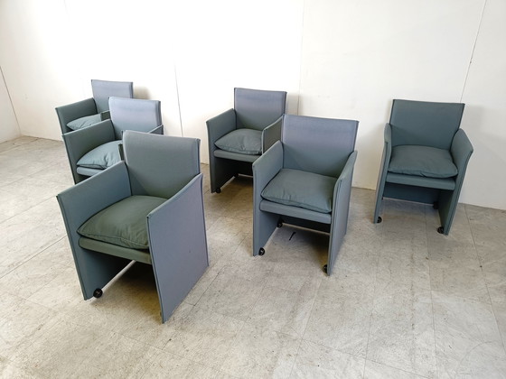 Image 1 of 6x Cassina 401 Break chairs by  Mario Bellini