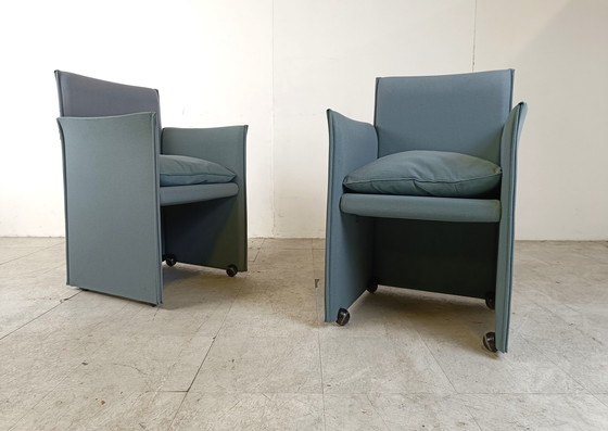 Image 1 of 6x Cassina 401 Break chairs by  Mario Bellini