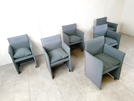 Image 1 of 6x Cassina 401 Break chairs by  Mario Bellini