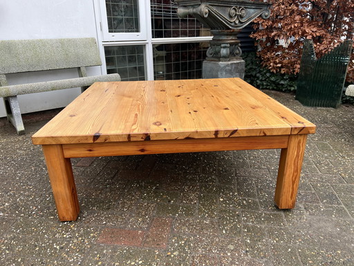 Pine coffee table from the 1970s, Sven Larsson