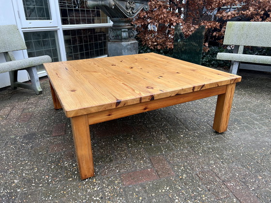 Image 1 of Pine coffee table from the 1970s, Sven Larsson