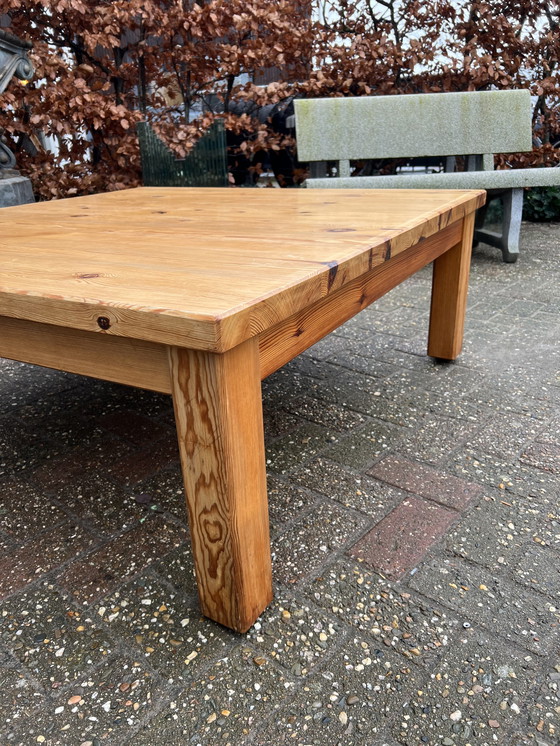 Image 1 of Pine coffee table from the 1970s, Sven Larsson