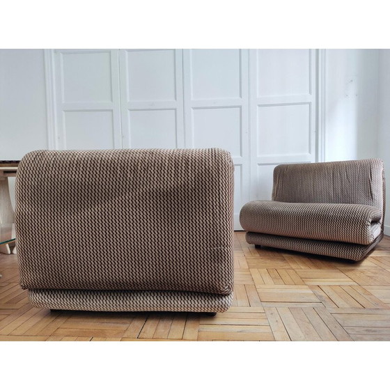 Image 1 of Pair of vintage armchairs for Sapolli, Italy 1970