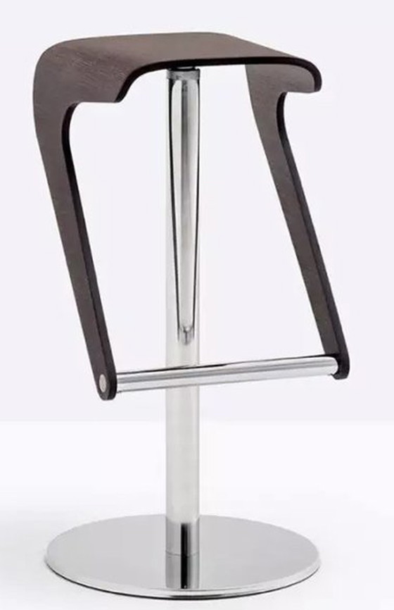 Image 1 of 3x Pedrali Woody Barstool Wenge