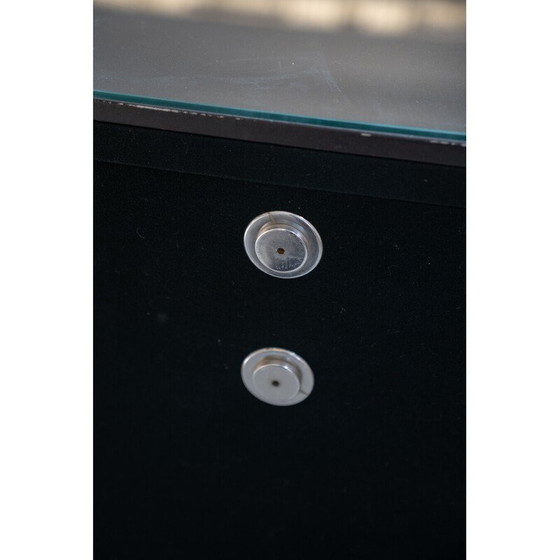 Image 1 of Vintage glass and aluminum desk by Guido Faleschini for Mariani, 1970