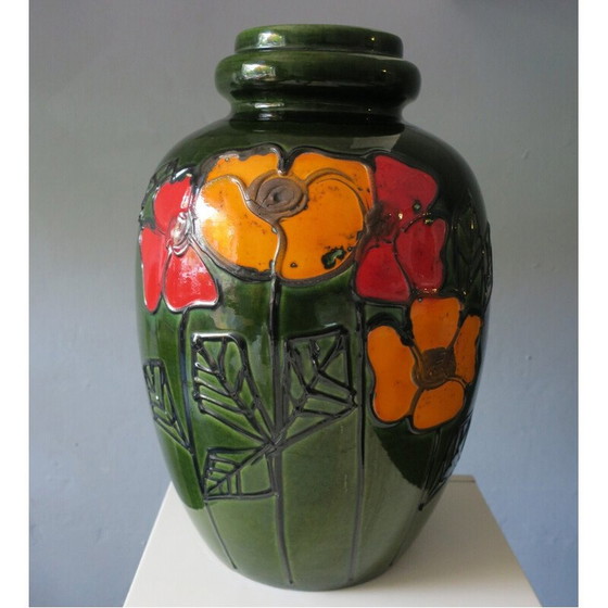 Image 1 of Vintage ceramic floor vase, 1960