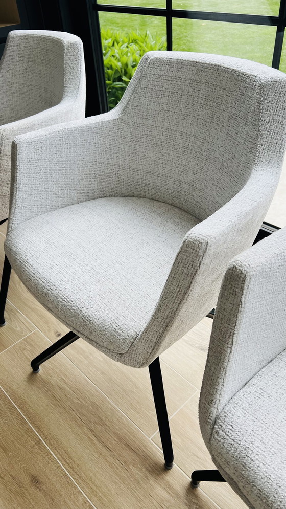 Image 1 of 6x Emma chair on swivel legs