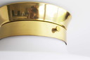 1x Original Vintage murano glass flush mount lights by Kaiser Leuchten