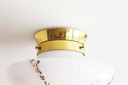 1x Original Vintage murano glass flush mount lights by Kaiser Leuchten