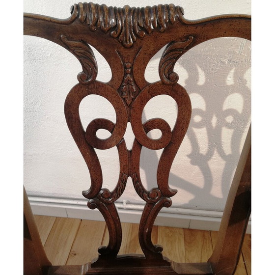 Image 1 of Sedia da ufficio inglese vintage Chippendale
