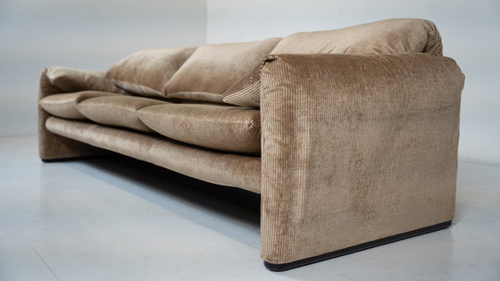 Image 1 of Mid-Century Modern "Maralunga" Sofa By Vico Magistretti For Cassina- New Upholstery