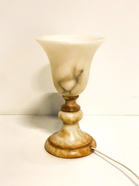 Image 1 of Alabaster table lamp