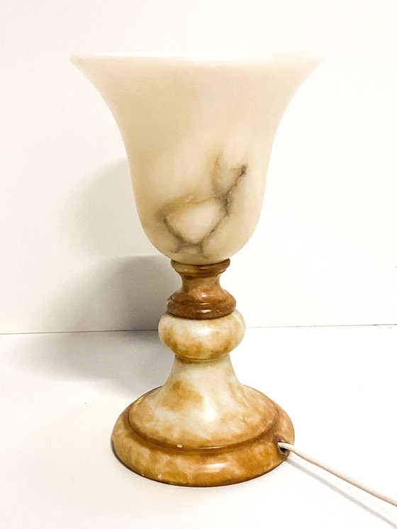 Image 1 of Alabaster table lamp