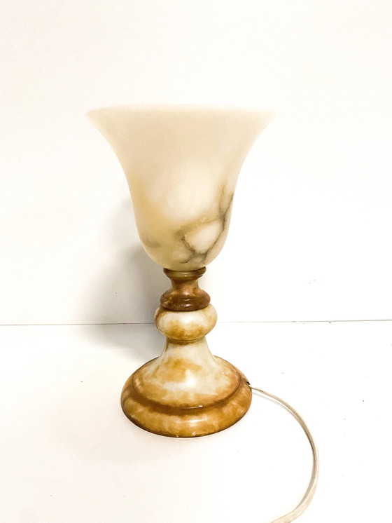 Image 1 of Alabaster table lamp