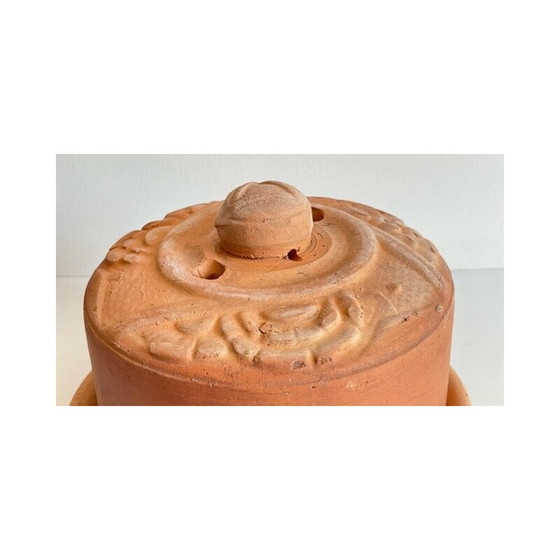 Image 1 of Vintage Art Nouveau terracotta butter dish