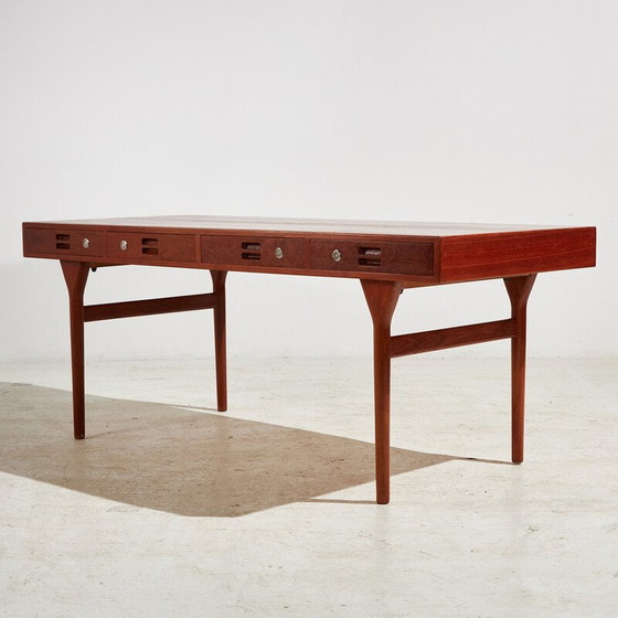 Image 1 of Vintage teak desk by Nanna Ditzel for Søren Willadsen, 1950s