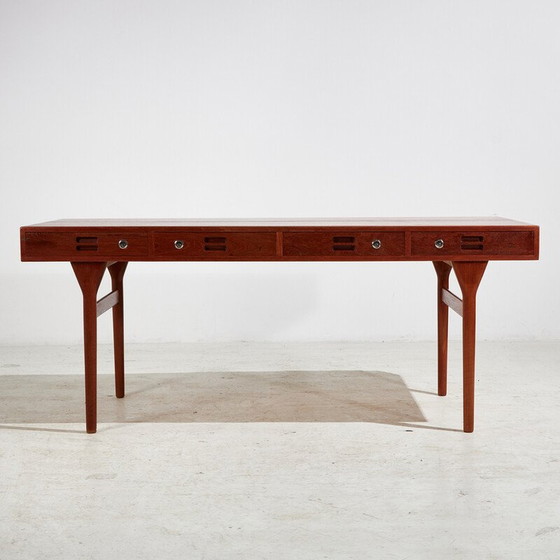 Image 1 of Vintage teak desk by Nanna Ditzel for Søren Willadsen, 1950s
