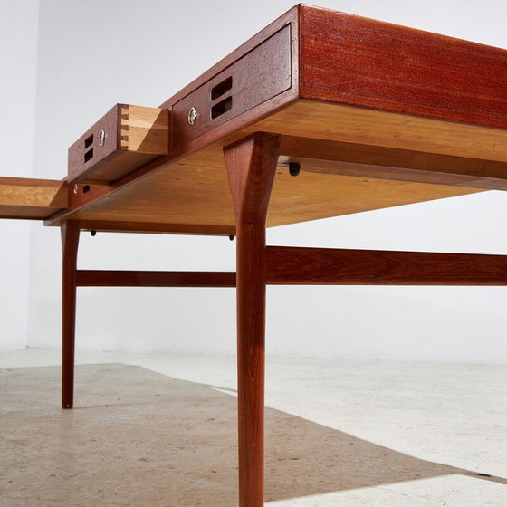 Image 1 of Vintage teak desk by Nanna Ditzel for Søren Willadsen, 1950s