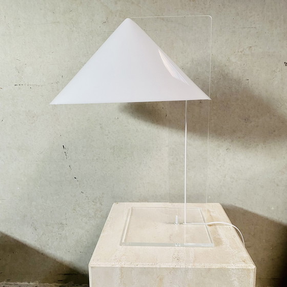 Image 1 of Mid-Century Table lamp Harco Loor Plexiglas 1970