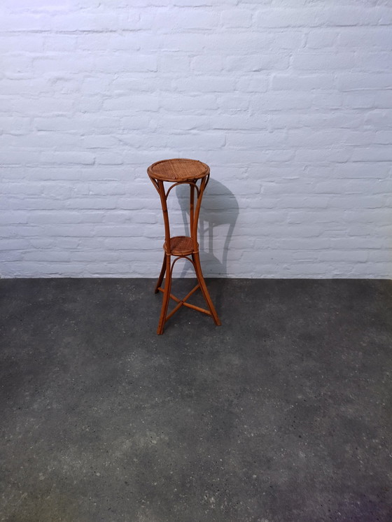 Image 1 of Plant Table Rattan - Vintage