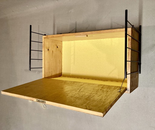 Scandinavian design hanging desk 1950.