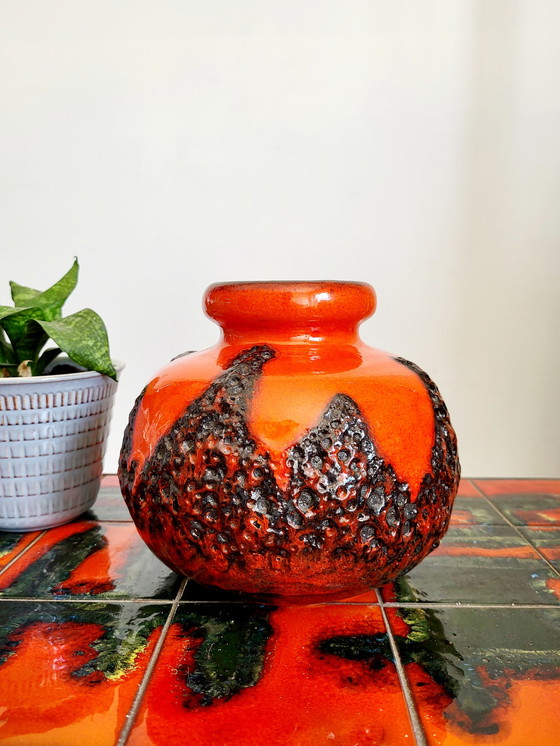Image 1 of Vintage ceramic Fat Lava vase, Germany, 1970s