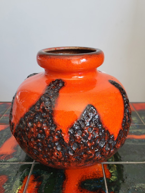 Image 1 of Vase vintage en céramique Fat Lava, Allemagne, années 1970