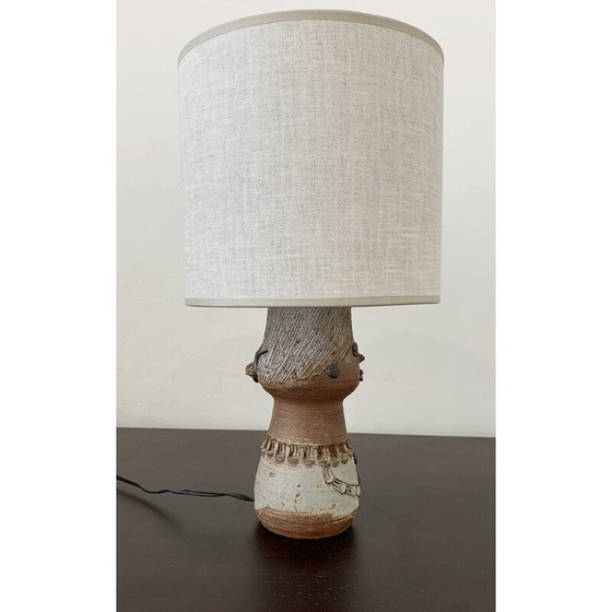 Image 1 of Lampada da tavolo vintage in ceramica di Thérèse Bataille per Dour Belgium