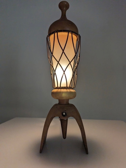 Table Lamp By Aldo Tura Italy 1960S