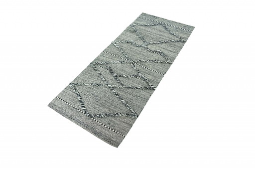 Hand-woven Berber kilim - 201 X 84 Cm