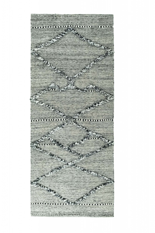 Hand-woven Berber kilim - 201 X 84 Cm