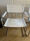 2X Vintage Tube Frame Chairs