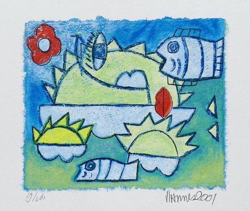 Serigrafia di Hannes Kuiper W01