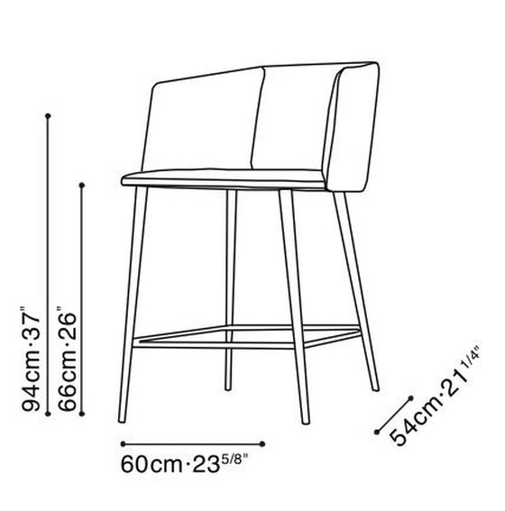 Image 1 of Camerich Ballet Counter Stool