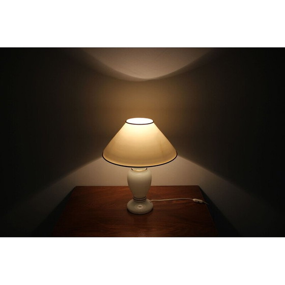 Image 1 of Lampada da tavolo in vetro di metà secolo, anni '70