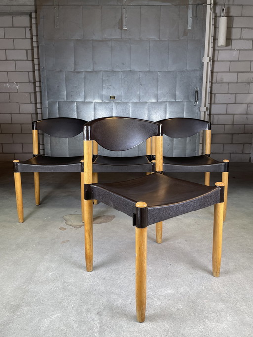 6x chaises Casala Strax de Hartmut Lohmeyer