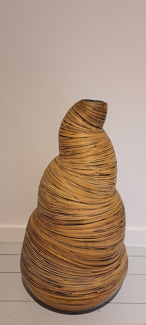 Large Bamboo Organic Vase/Object