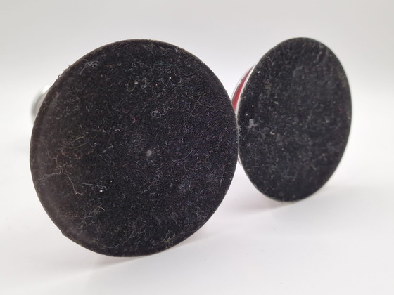 Image 1 of Pair of industrial vintage candlesticks in the shape of a lighthouse