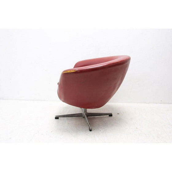 Image 1 of Pair of mid century swivel armchairs by Up Zavody, 1970s