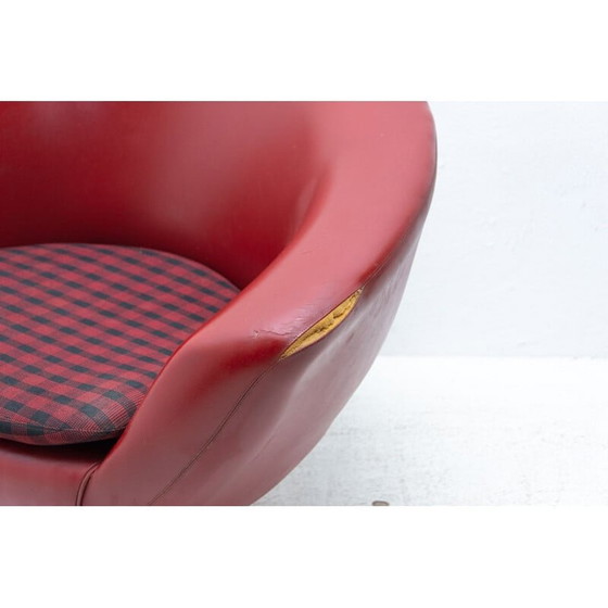 Image 1 of Pair of mid century swivel armchairs by Up Zavody, 1970s