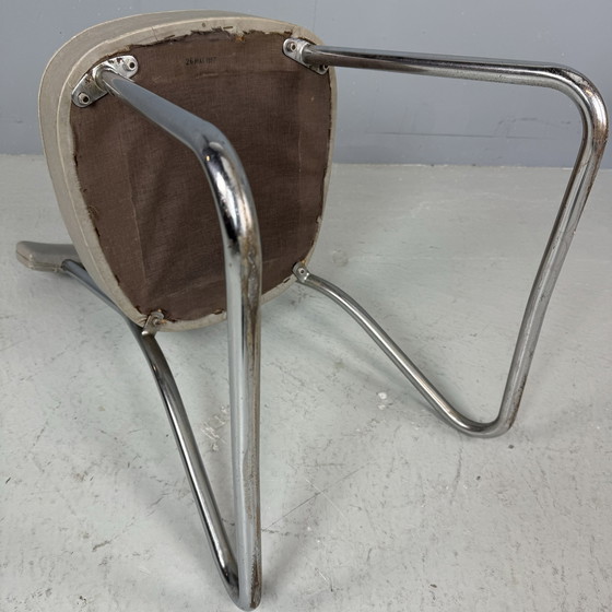 Image 1 of Tube frame cantilever chair