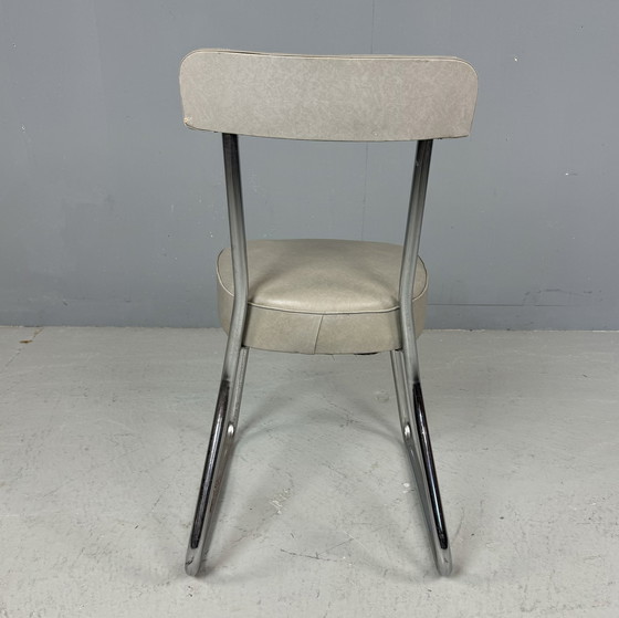 Image 1 of Tube frame cantilever chair