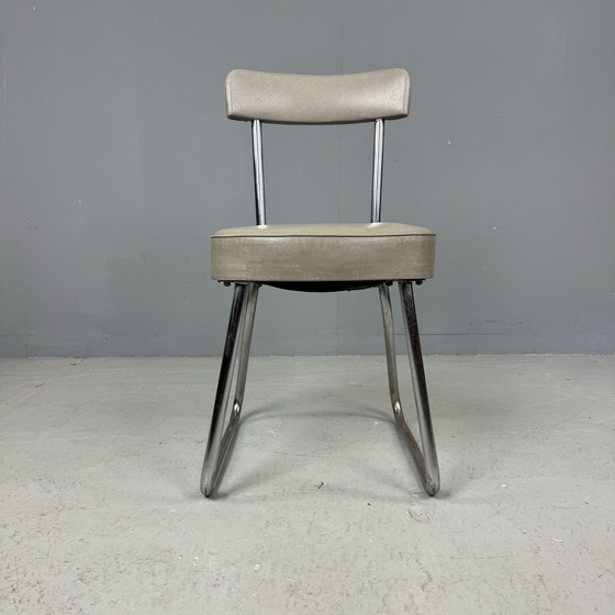 Image 1 of Tube frame cantilever chair