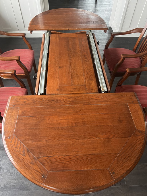 Table de salle à manger Bannink Van Gogh avec 4 chaises Toorop