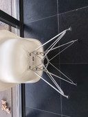 10x chaises Vitra blanches