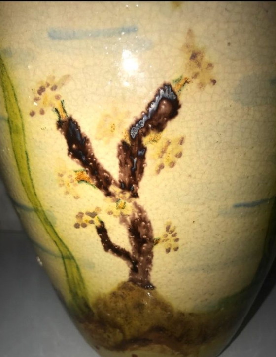 Image 1 of Large Chinese Patterned Vase