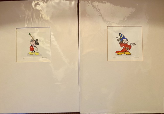 Image 1 of Sowa + Reiser Gravure Disney Mickey Mouse édition limitée NOS