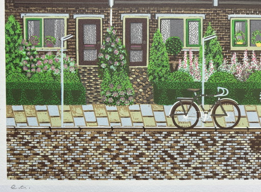 Screen print Aad Groenendijk